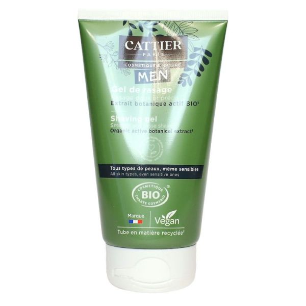 Men gel de rasage bio 150ml