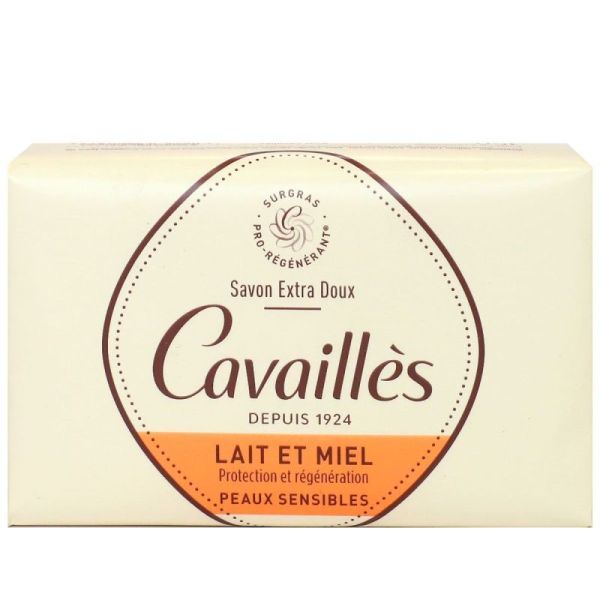 Savon surgras extra-doux lait & miel 150g