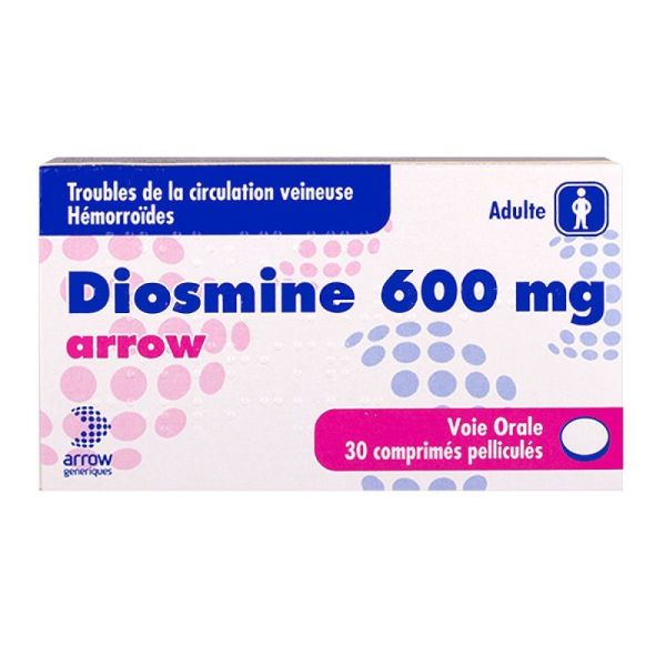 30 comprimés Diosmine 600mg