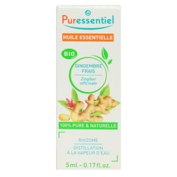 Huile essentielle gingembre 5ml