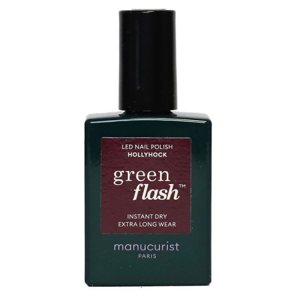 Green Flash vernis à ongle semi-permanent Hollyhock 15ml