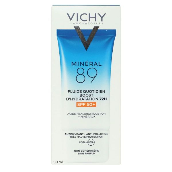 Mineral 89 fluide quotidien Boost d'Hydratation SPF50+ 50ml