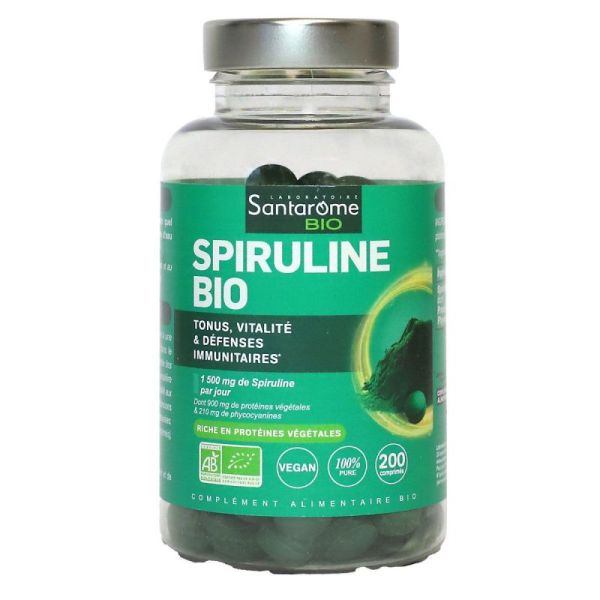 Spiruline bio tonus vitalité 200 comprimés