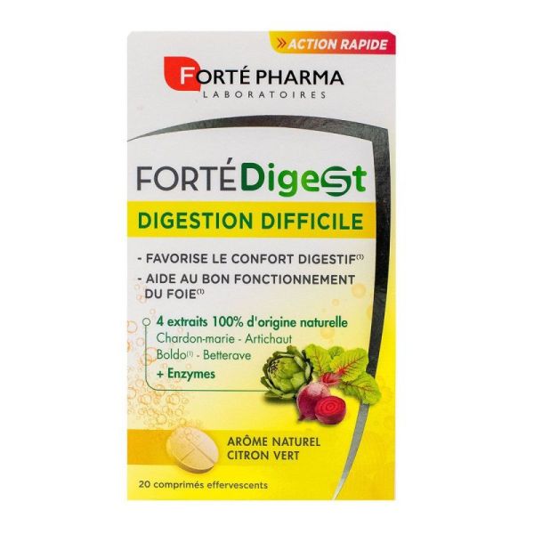 Forté Digest digestion difficile 20 comprimés