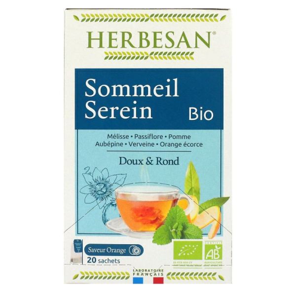 Infusion sommeil serein bio 20 sachets