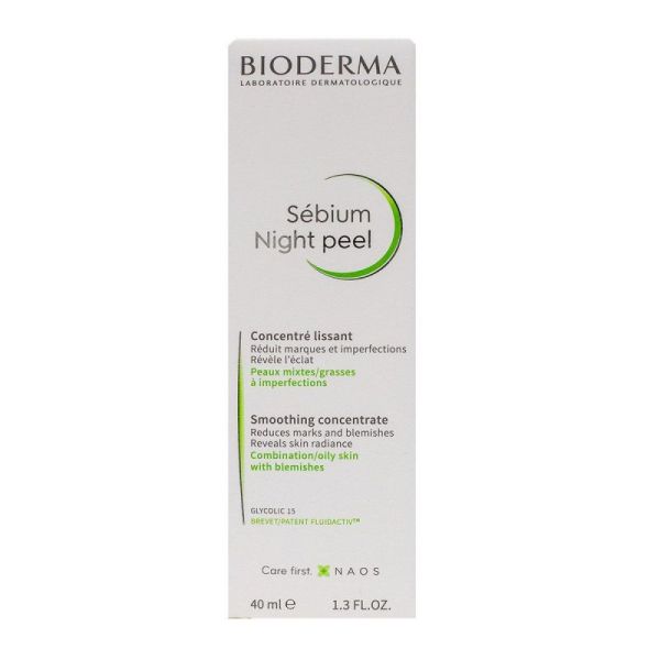 Sebium Night Peel concentré lissant 40ml