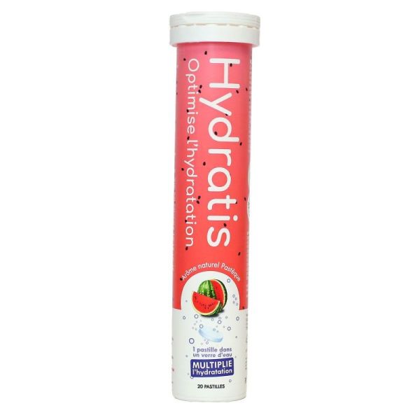 Solution d'hydratation arôme pastèque 20 pastilles