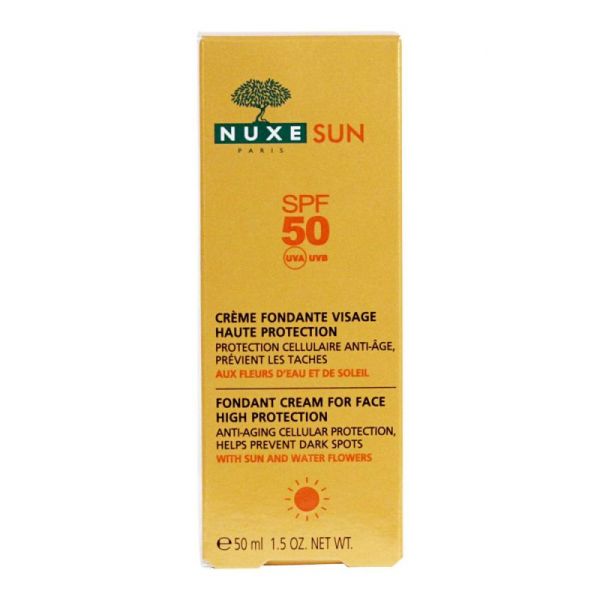 Crème fondante visage SPF 50 50ml