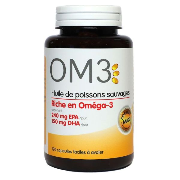 OM3 Compl. alimentaire 120 capsules