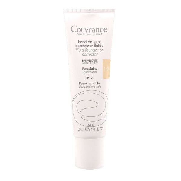 Couvrance fond de teint correcteur 1.0 porcelaine 30ml