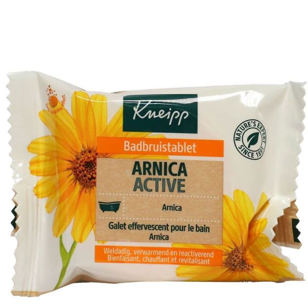 Galet effervescent pour le bain 80g Arnica