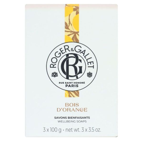 Bois d'Orange savons bienfaisants 3x100g