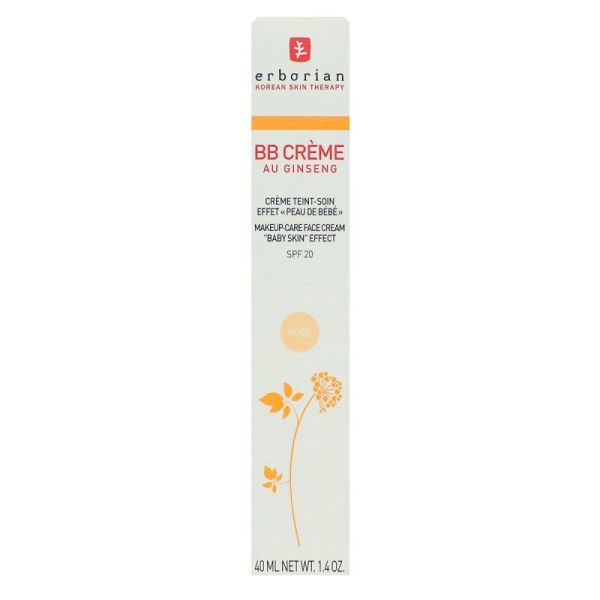 BB crème au ginseng soin effet peau de bébé SPF20 teinte nude 40ml