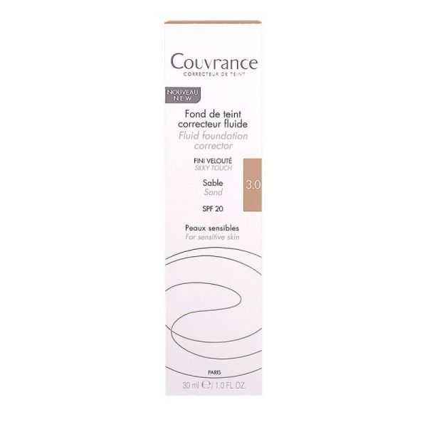 Couvrance fond de teint correcteur 3.0 sable 30ml