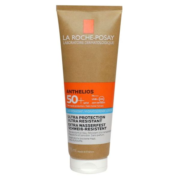 Crème solaire lait hydratant corps SPF50+ sans parfum 75ml