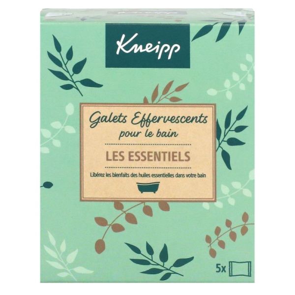 Coffret les Essentiels 5 galets effervescents pour le bain