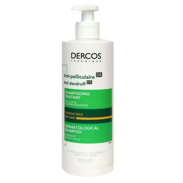 Dercos anti pelliculaire shampooing cheveux secs 390ml