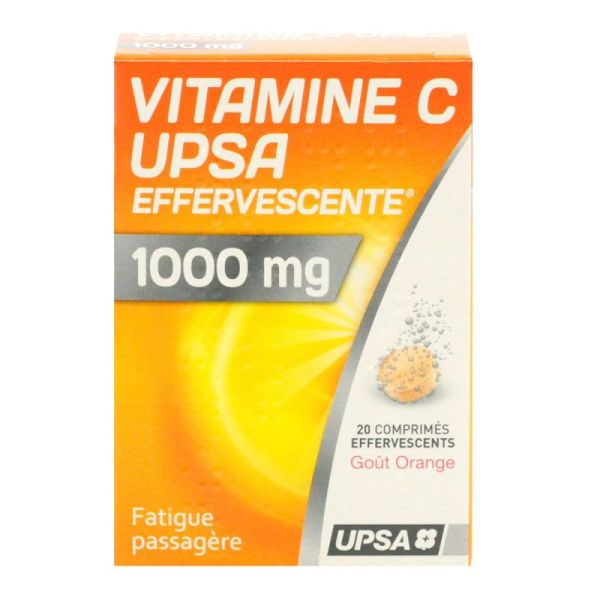 Vitamine C 1000mg 20 comprimés effervescents