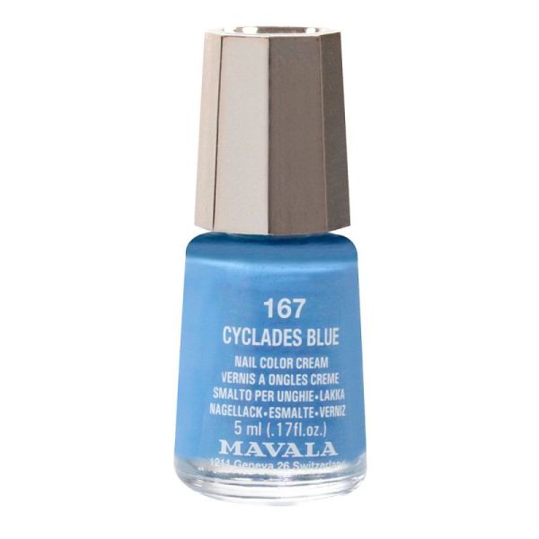 Mini color vernis à ongles 5ml 167 cyclades blue