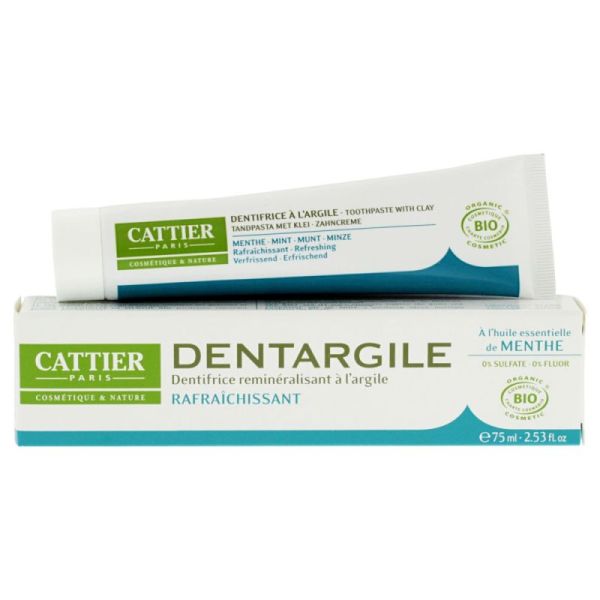 Dentargile dentifrice rafraîchissant reminéralisant 75ml