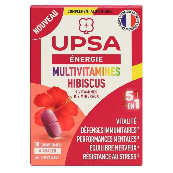 Energie Multivitamines Hibiscus 30 comprimés