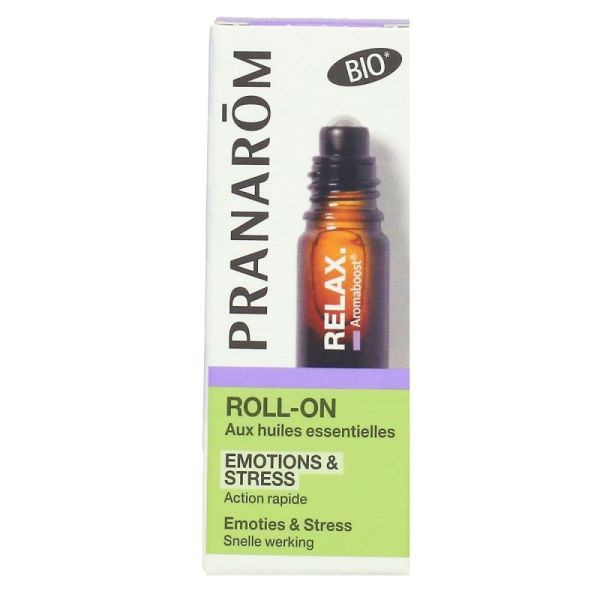 Aromaboost Relax détente roll-on aux huiles essentielles bio 5ml