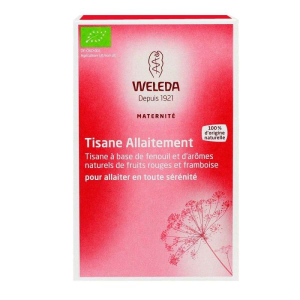 Tisane allaitement fenouil, fruits rouges, framboises 20 sachets