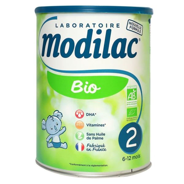 Bio lait 2ème âge 6 à 12 mois 800g