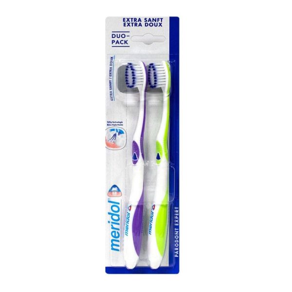 2 brosses à dents extra doux