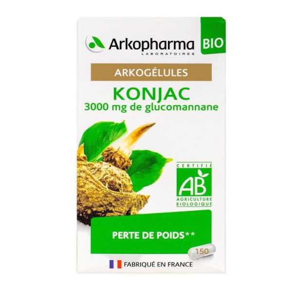 Arkogélules konjac bio perte de poids 150 gélules