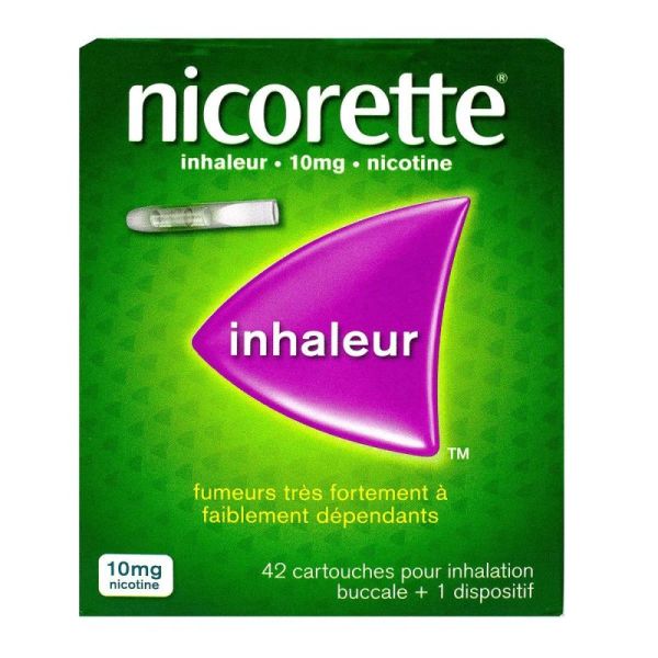 Inhaleur 10mg 42 cartouches