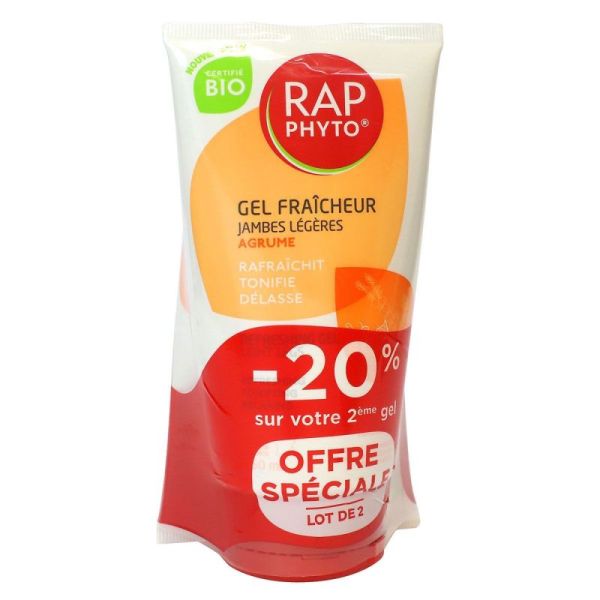 Rap Phyto gel Tonic jambes légères 2x150ml