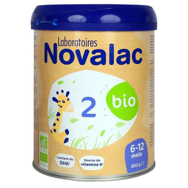 Lait bébé bio 2ème âge 6-12 mois 800g