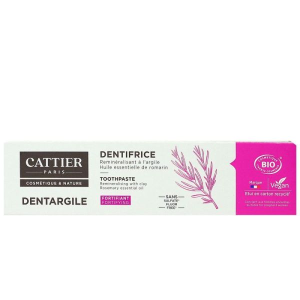 Dentargile dentifrice au romarin bio 75ml