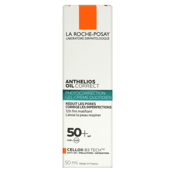 Anthelios Oil Correct SPF50+ crème solaire photocorrection 50ml