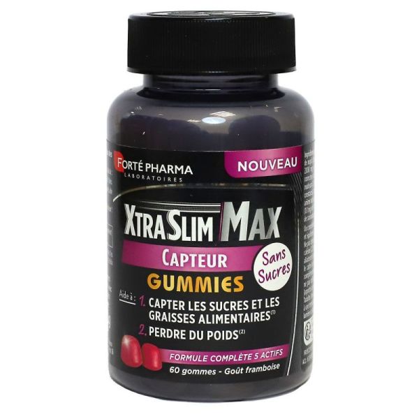 Xtra Slim Max capteur graisses 60 gummies