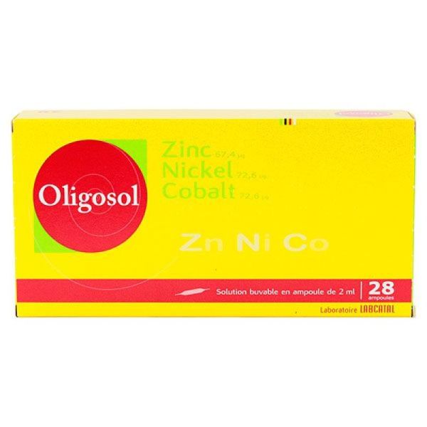 Oligosol Zinc Nickel Cobalt 28 Ampoules