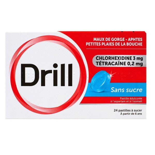 Drill classique sans sucre 24 pastilles