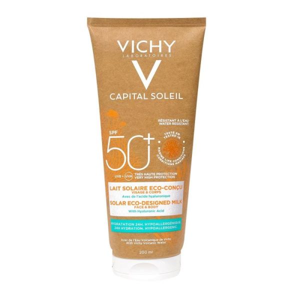 Capital Soleil lait SPF50+ éco-conçu 200ml