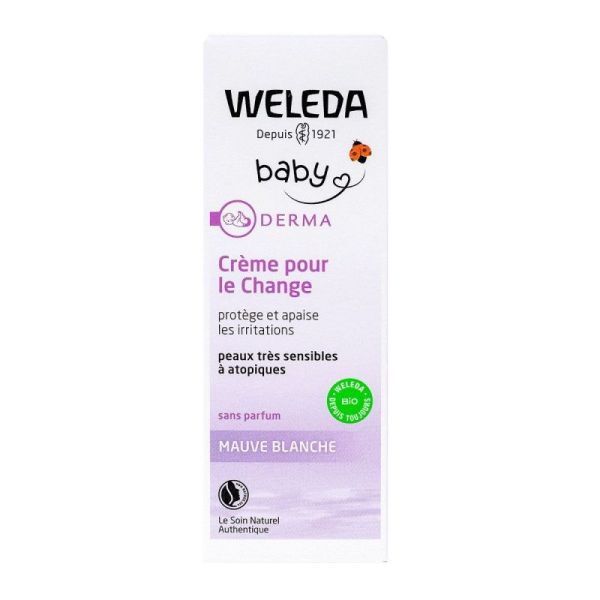 Derma crème à la mauve blanche pour change pour bébé 50ml