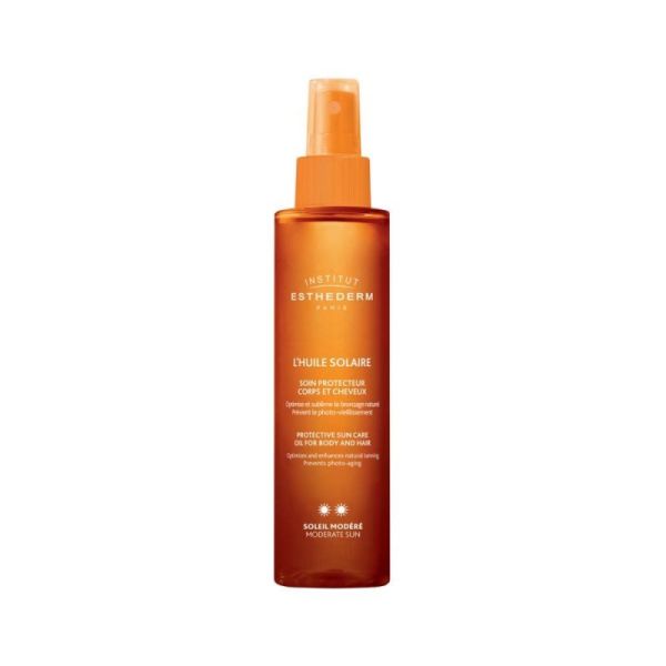 Huile solaire soin protecteur corps et cheveux soleil modéré 150 ml