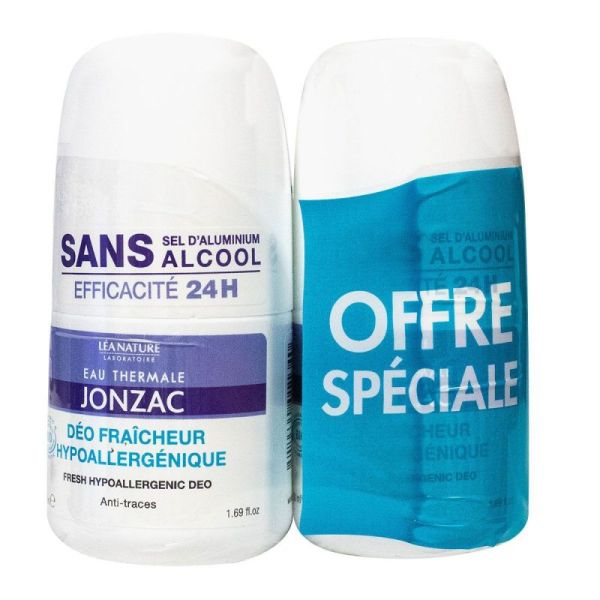 Déo fraîcheur hypoallergénique bio 2x50ml