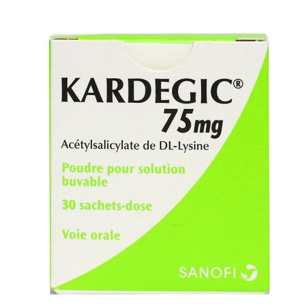 Kardégic 75mg poudre pour solution buvable 30 sachets-dose