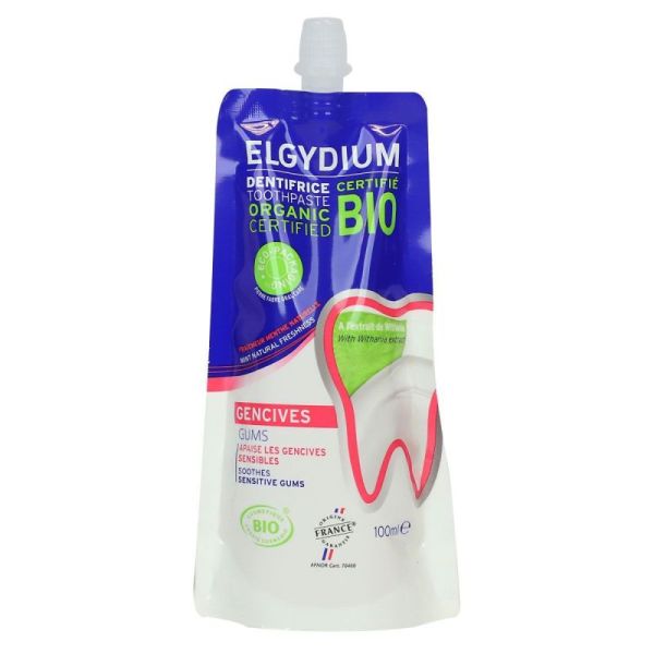 Dentifrice gencives éco-conçu certifié bio 100ml