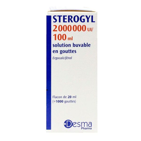 Sterogyl 2000000 UI/100ml gouttes buvables 20ml vit.D