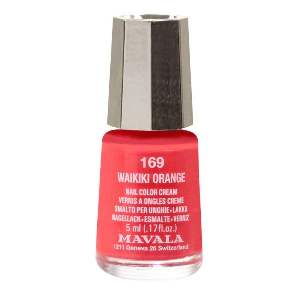 Mini color vernis à ongles 5ml 169 Waikiki orange