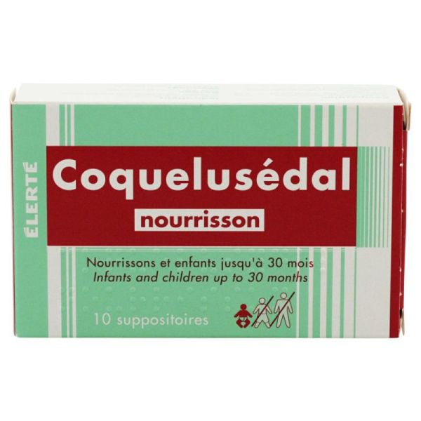 10 suppositoires Coquelusédal nourrisson