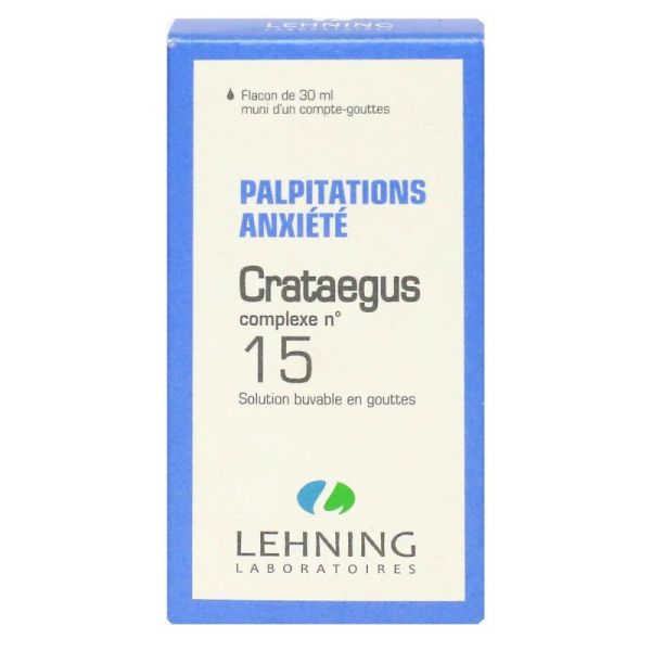 Crataegus complexe n°15 solution buvable 30ml