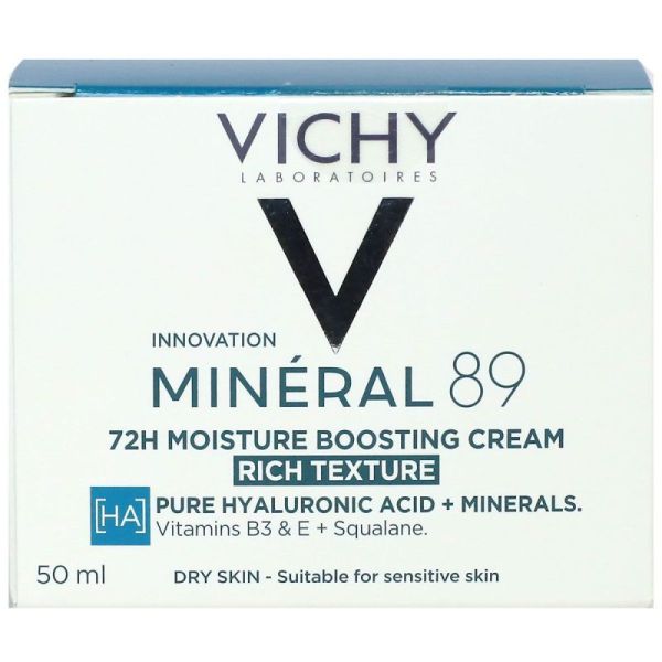 Mineral 89 crème riche Boost hydratation 72h 50ml