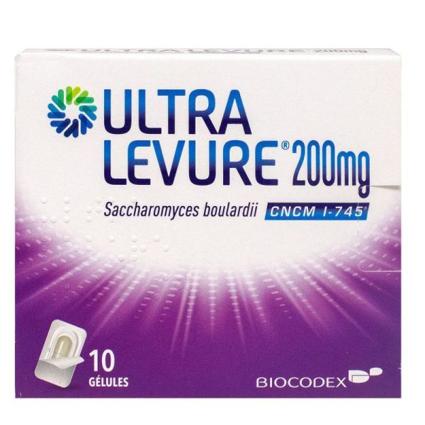 Ultra Levure 200mg 10 gélules